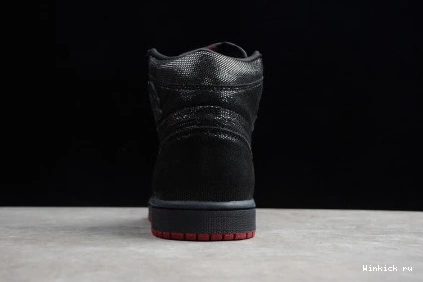 OG JORDAN 1 HIGH BLACK RED RETRO GYM AIR 1001